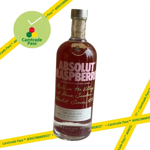 [sabc4] ABSOLUT VODKA  RASBERRY 38% 12 