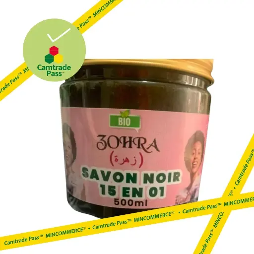 [Biozohra6] Bio zohra Savon Noir 15en1 500ml